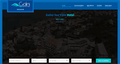 Desktop Screenshot of galinihotels.gr